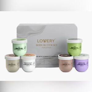 Lovery Moisturizer Cream Whipped Body Butter 6-Piece Set